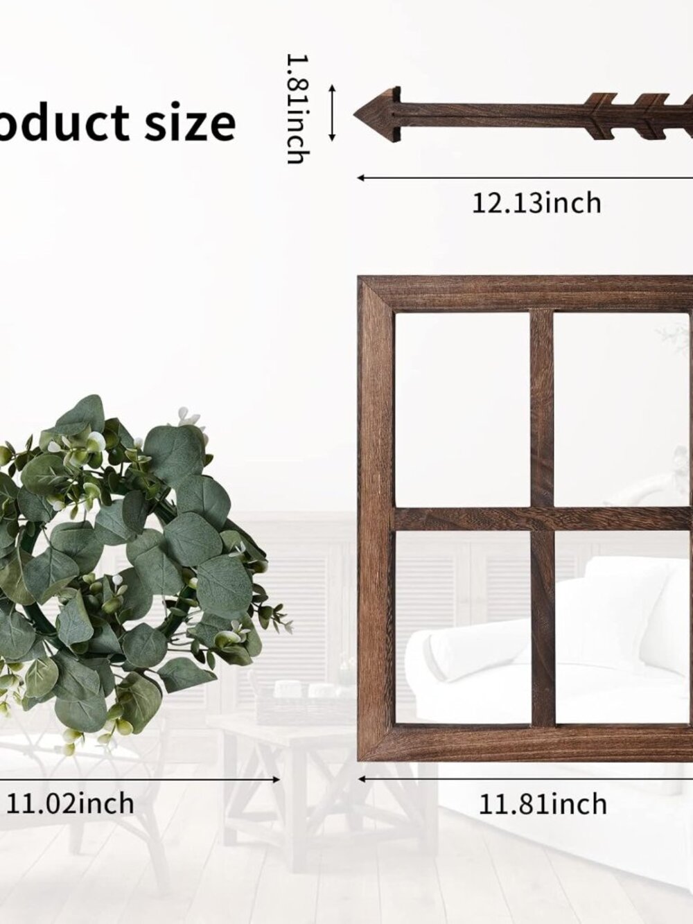 Rustic Wood Window Frames - Picture 5 of 6